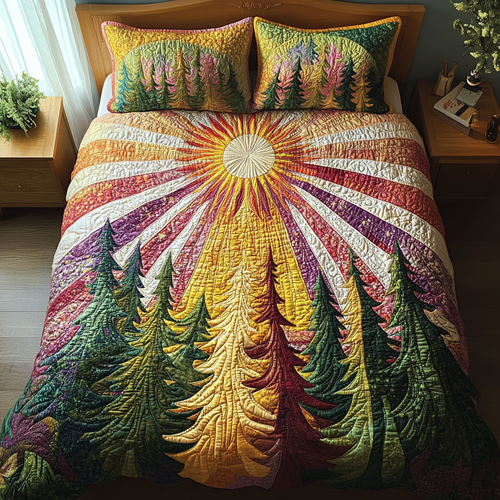 Pine Sanctuary Quilted Bedding Set NCU0DV5094