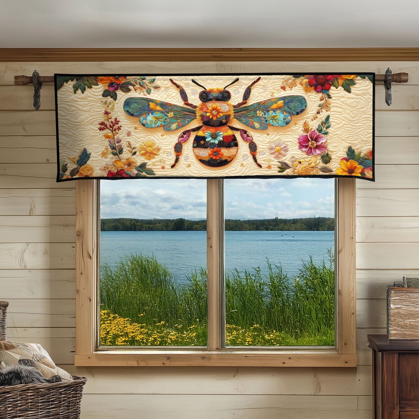 Pollinator Paradise Quilted Valance NCU0PT5103