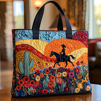 Prairie Run Quilted Tote Bag NCU0DV6768