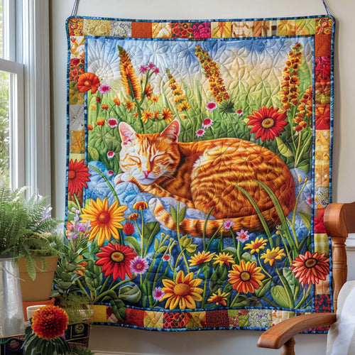 Purr Meadow Quilted Blanket NCU0DV7279