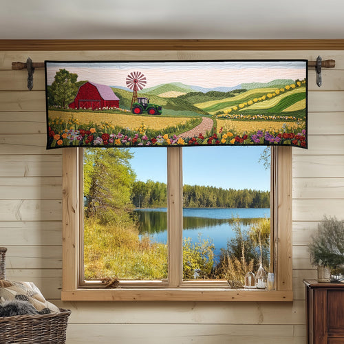 Quiet Harvest Quilted Valance NCU0PT6001