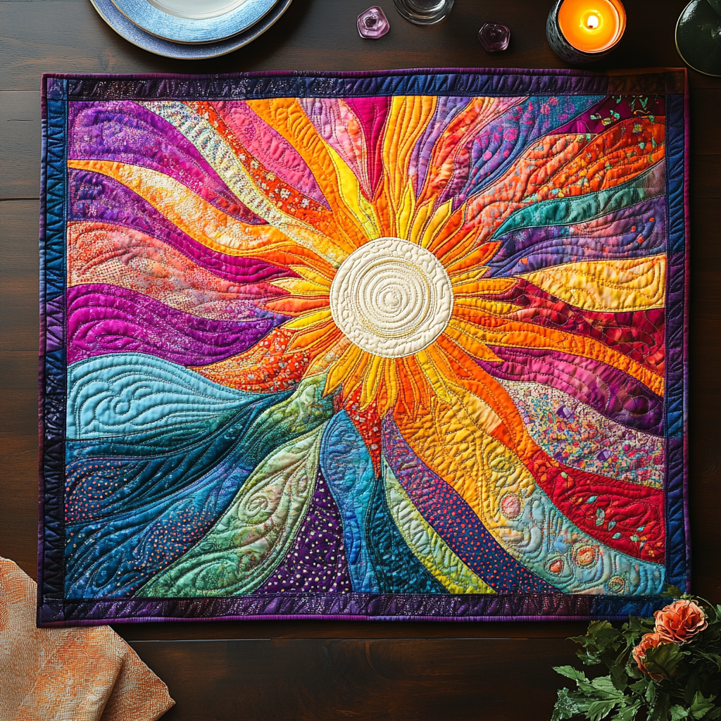 Radiant Bliss Quilted Place Mat NCU0DV3315