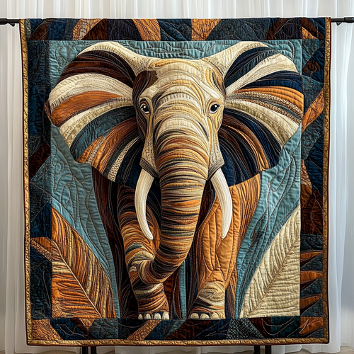 Radiant Elephant Quilted Blanket NCU0DK9582