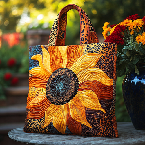 Radiant Petal Power Quilted Tote Bag NCU0VL2740