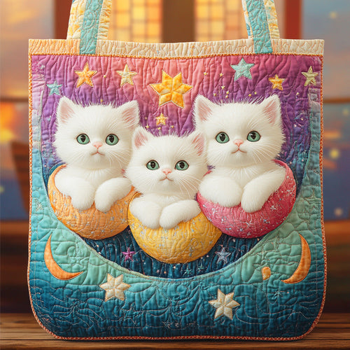 Rainbow Paws Quilted Tote Bag NCU0TD1166