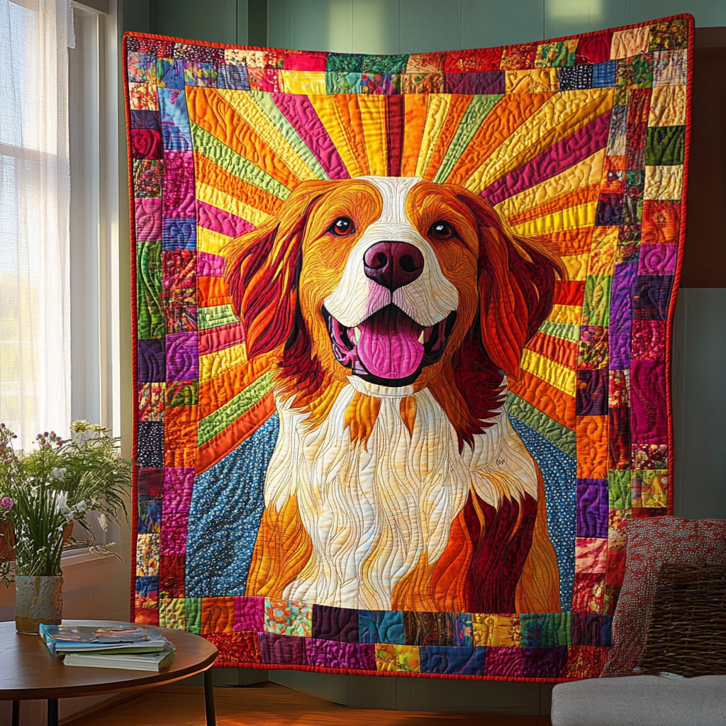 Spaniel Enchantment Quilted Blanket NCU0PT1744 main image 0