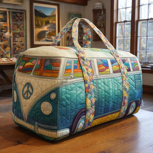 Retro Motion Quilted Duffle Bag NCU0PT8926