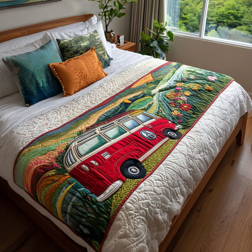 Road Trip Dreams Quilted Bed Runner NCU0PT8080