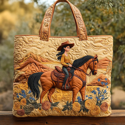 Rodeo Rose Quilted Tote Bag NCU0DV7014