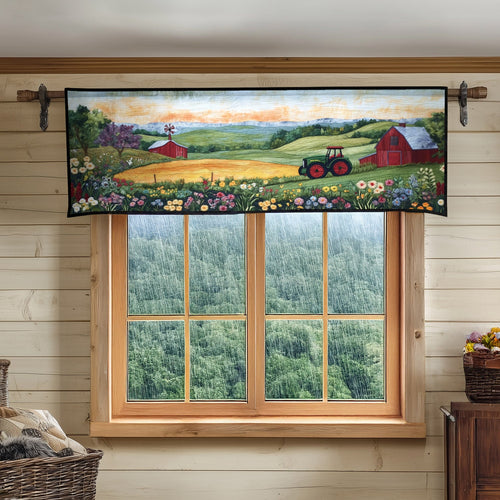 Rolling Hills Farm Quilted Valance NCU0PT6002