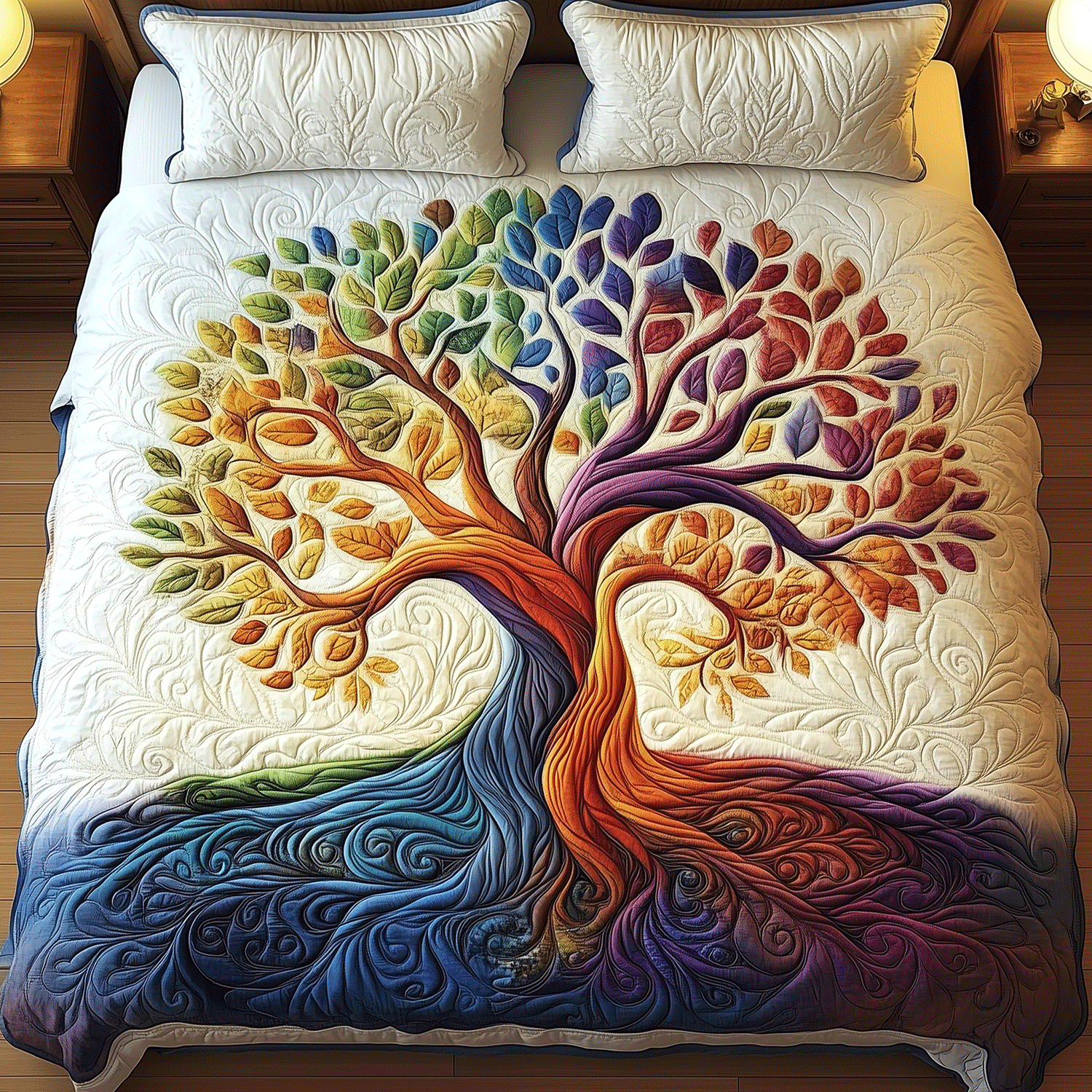Soulbound Roots 3-Piece Quilted Bedding Set GFTOTL3866