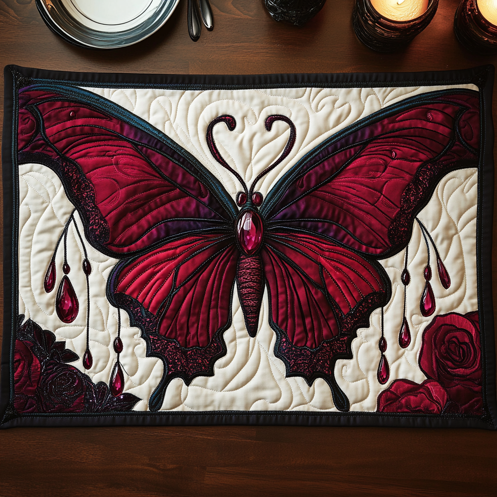 Rose Monarch Quilted Place Mat NCU0VH5223