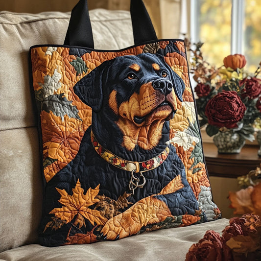 Rottweiler Guardian Quilted Tote Bag NCU0PT8976