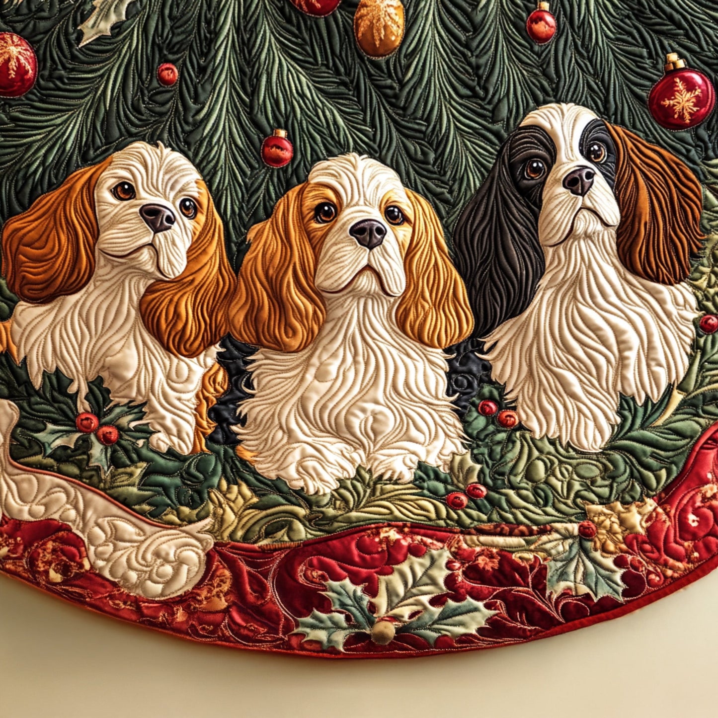 Royal Canine Comfort Quilted Christmas Tree Skirt NCU0PT2074