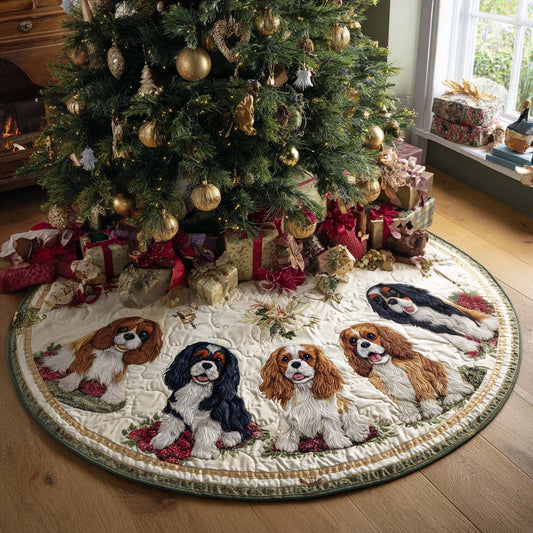 Royal Christmas Quilted Christmas Tree Skirt NCU0DV7990