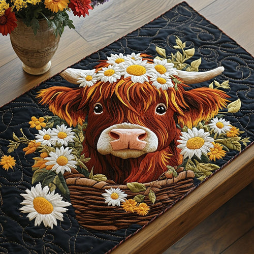 Rustic Charm Quilted Table Runner NCU0NT3989