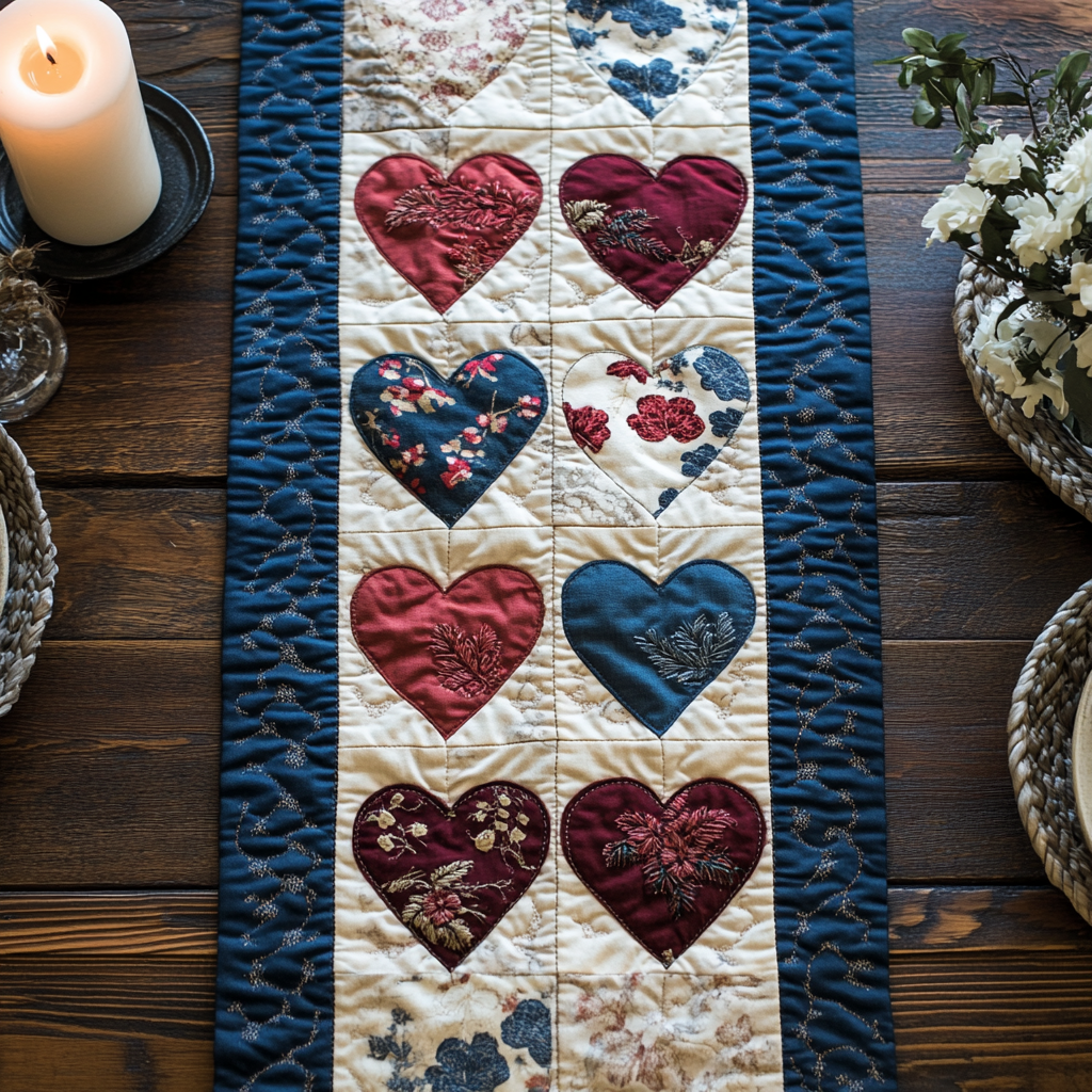 Rustic Riders Quilted Table Topper NCU0DV941