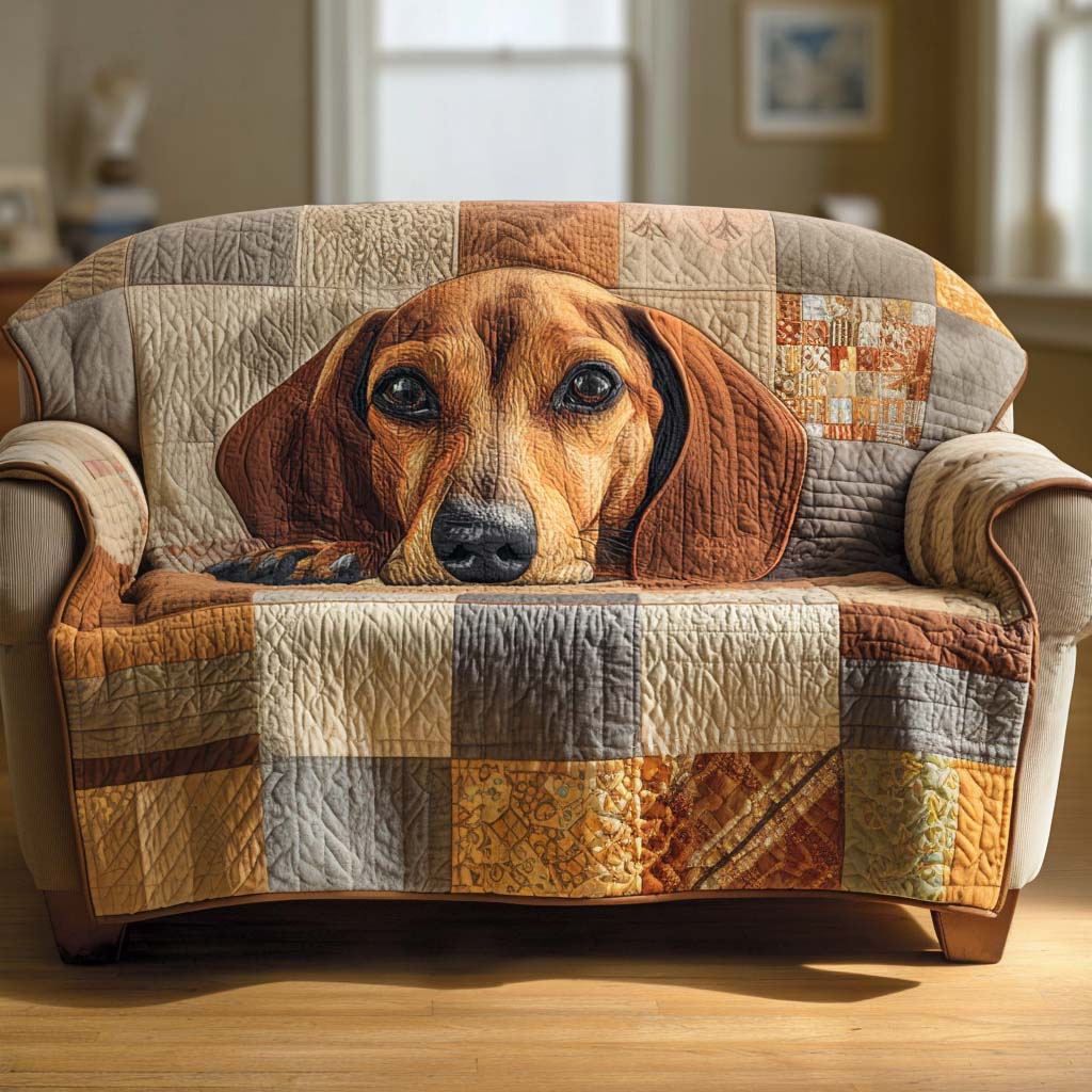 Rustic Companion Quilted Sofa Cover NCU0XD1287