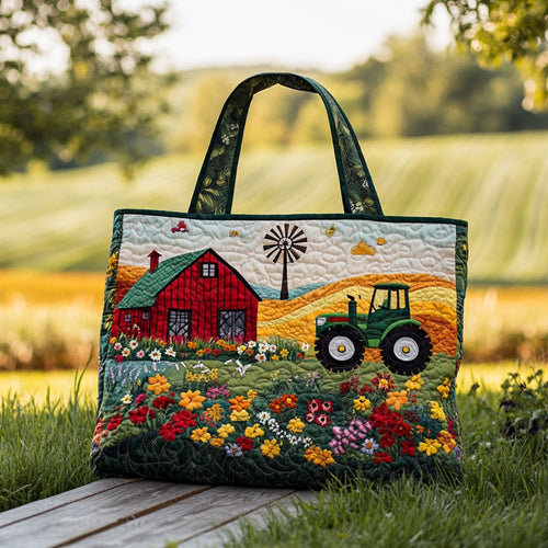 Rustic Retreat Quilted Tote Bag NCU0PT7979