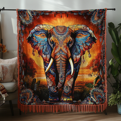 Sacred Trunk Woven Sofa Blanket NCU0DK5444