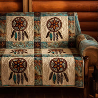 Sacred Winds Quilted Sofa Cover NCU0NT10651