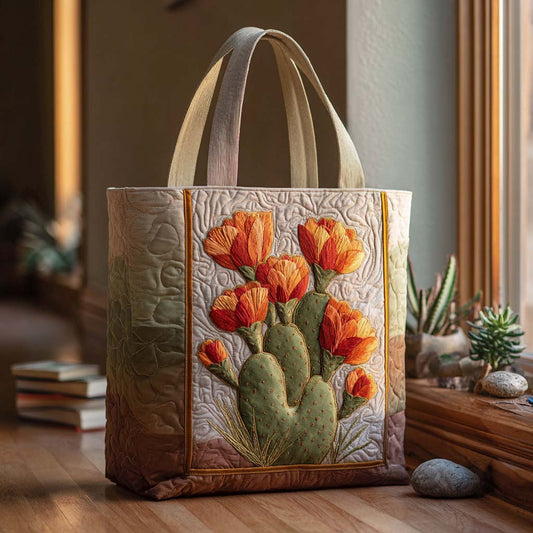 Saguaro Dust Quilted Tote Bag NCU0XD058