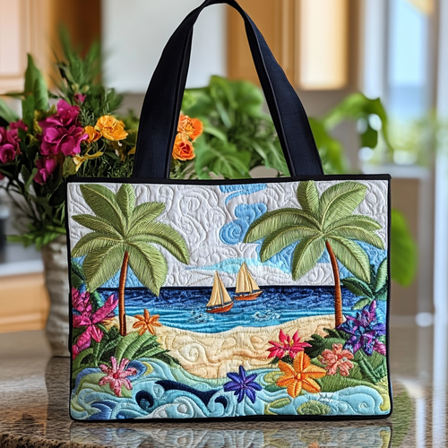 Sail Escape Quilted Tote Bag NCU0VL2656