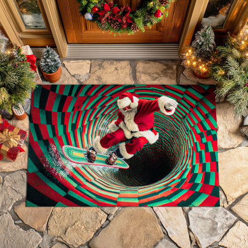 Santa Ice Slide Doormat NCU0TD673