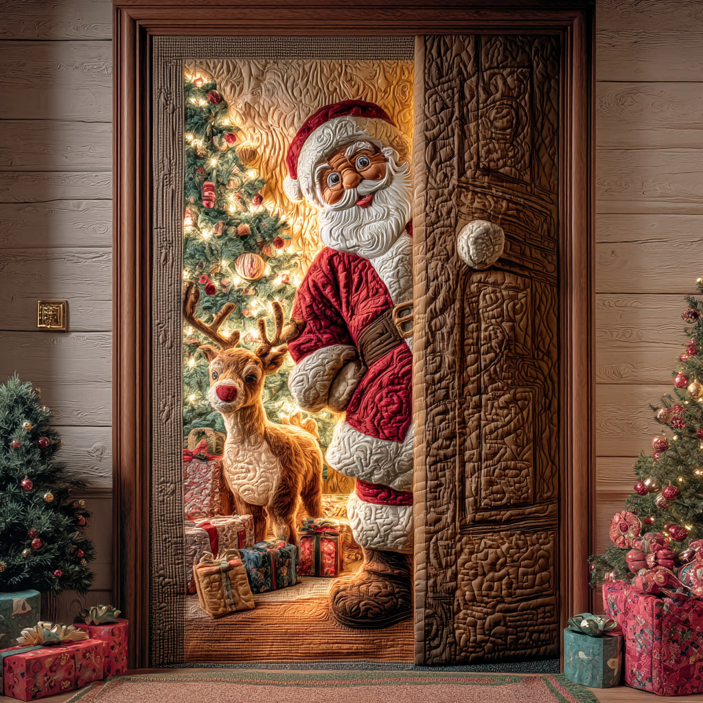 Santa Glow Quilted Door Cover NCU0DK10951