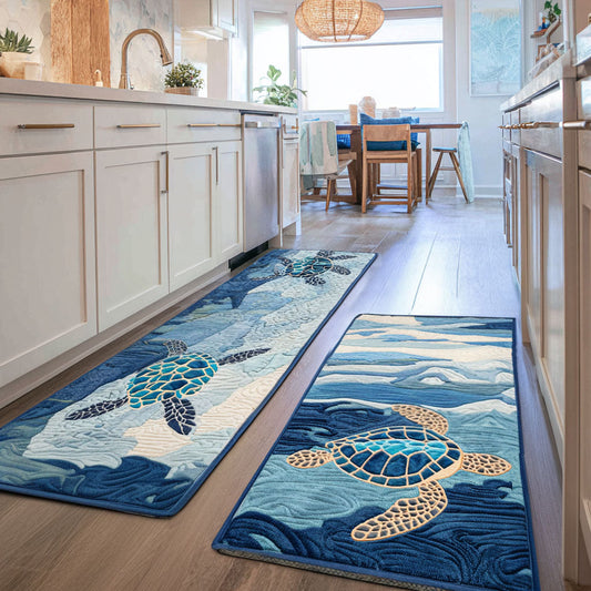Sea of Calm Kitchen Area Rug NCU0PT10015