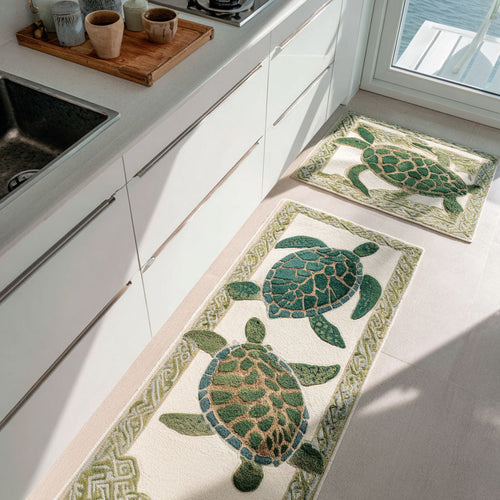Seagrass Breeze Kitchen Area Rug NCU0PT10167