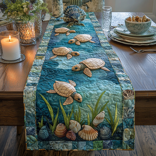 Seagrass Sanctuary Quilted Table Runner NCU0DV4508