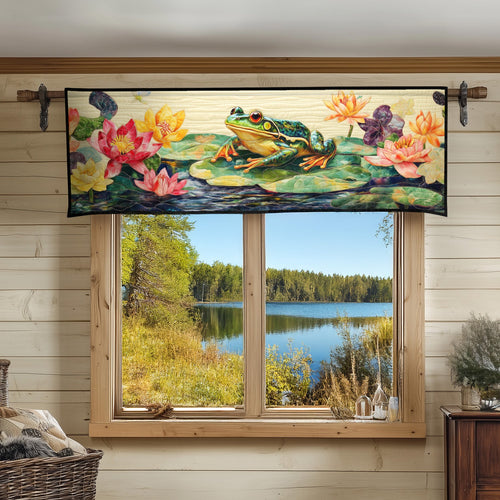 Serene Swamp Scene Quilted Valance NCU0PT5170
