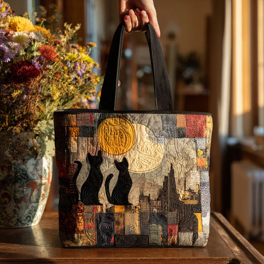 Shadow Paws Quilted Tote Bag NCU0PT8895