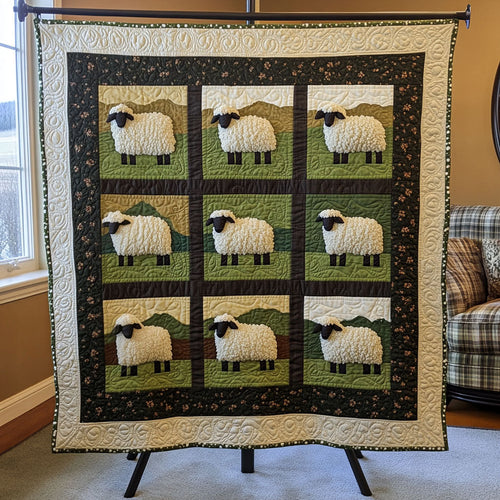 Sheepfold Serenity Quilted Blanket NCU0PT4281