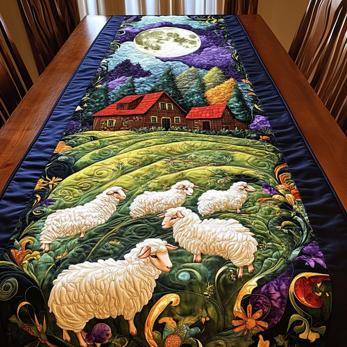 Sheepish Bliss Quilted Table Runner NCU0DK4335