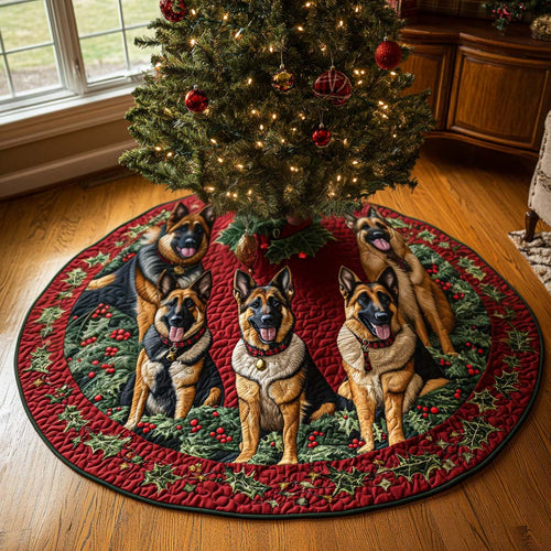 Shepherd Gift Quilted Christmas Tree Skirt NCU0DV8037