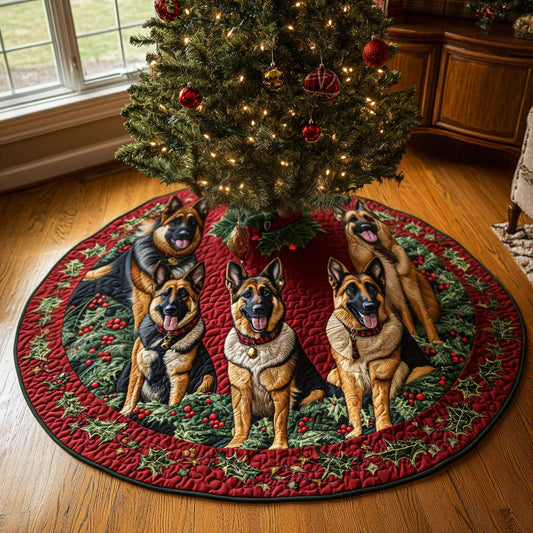 Shepherd Gift Quilted Christmas Tree Skirt NCU0DV8037