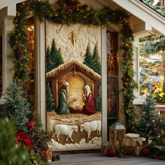 Silent Bethlehem Quilted Door Cover NCU0TV1001