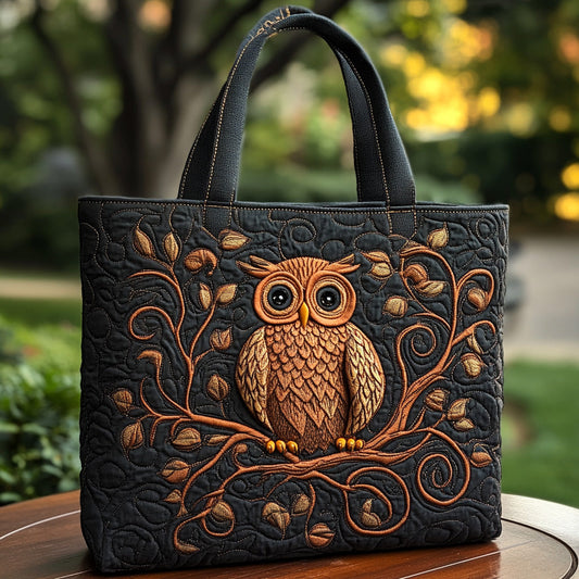 Silent Wings Quilted Tote Bag NCU0DV7434