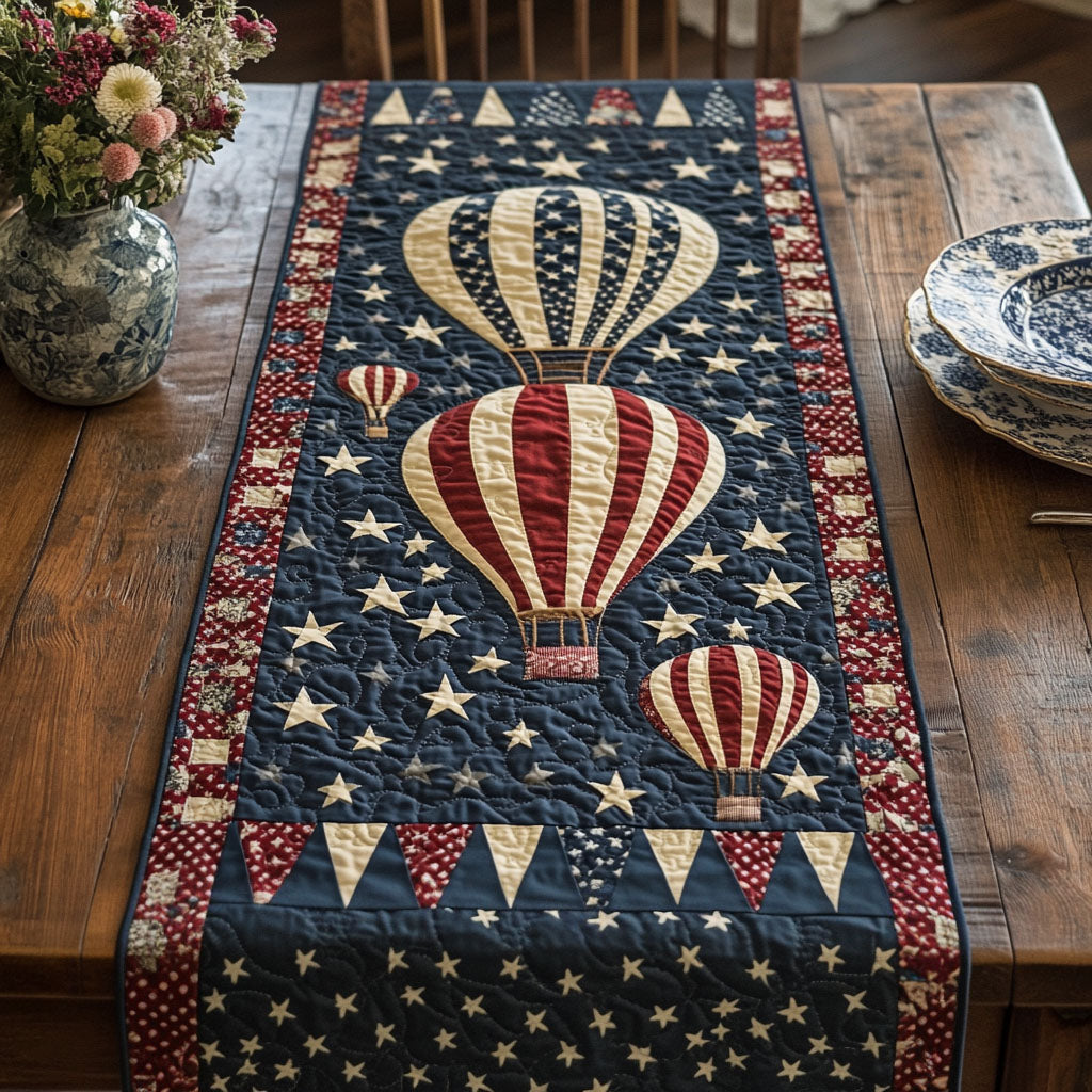 Classic Freedom Quilted Table Runner NCU0LDH478
