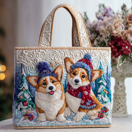Snow Buddies Quilted Tote Bag NCU0NT9764