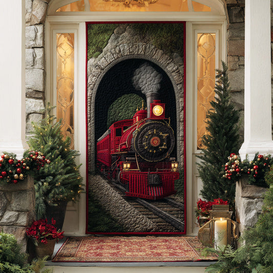 Snowlight Train Trail Quilted Door Cover NCU0TD1480