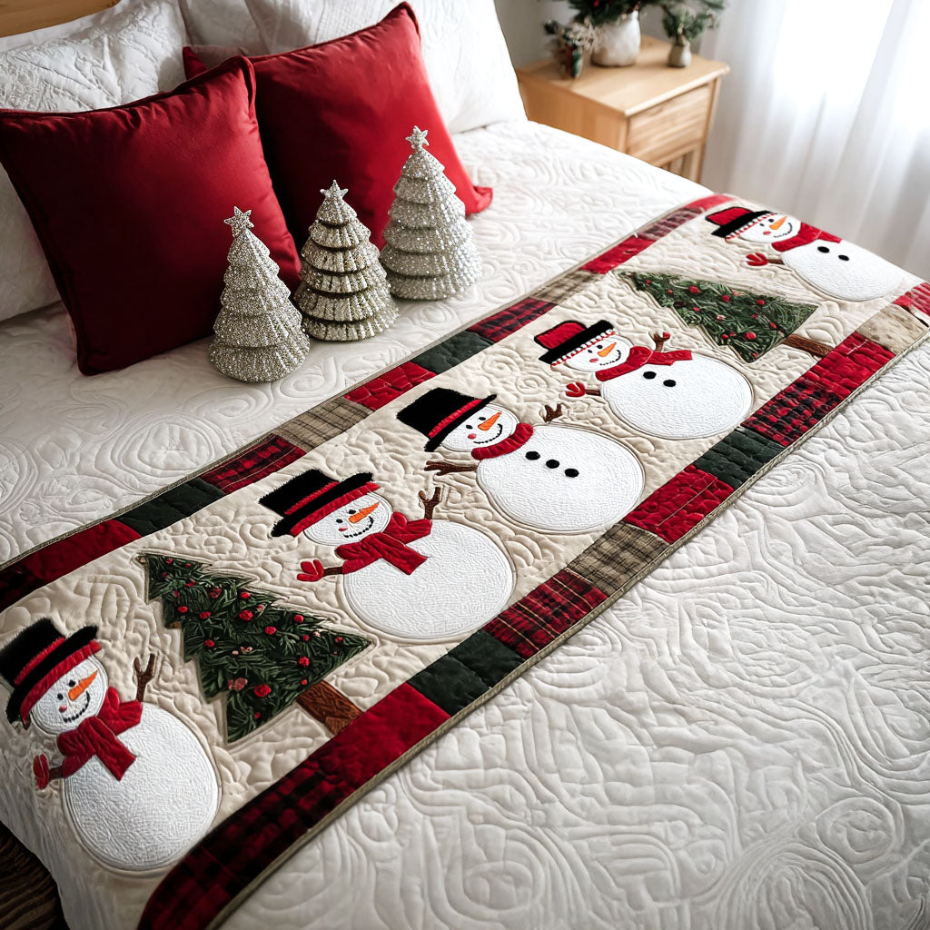 Christmas Quilted Bed Runner NCU0VT249