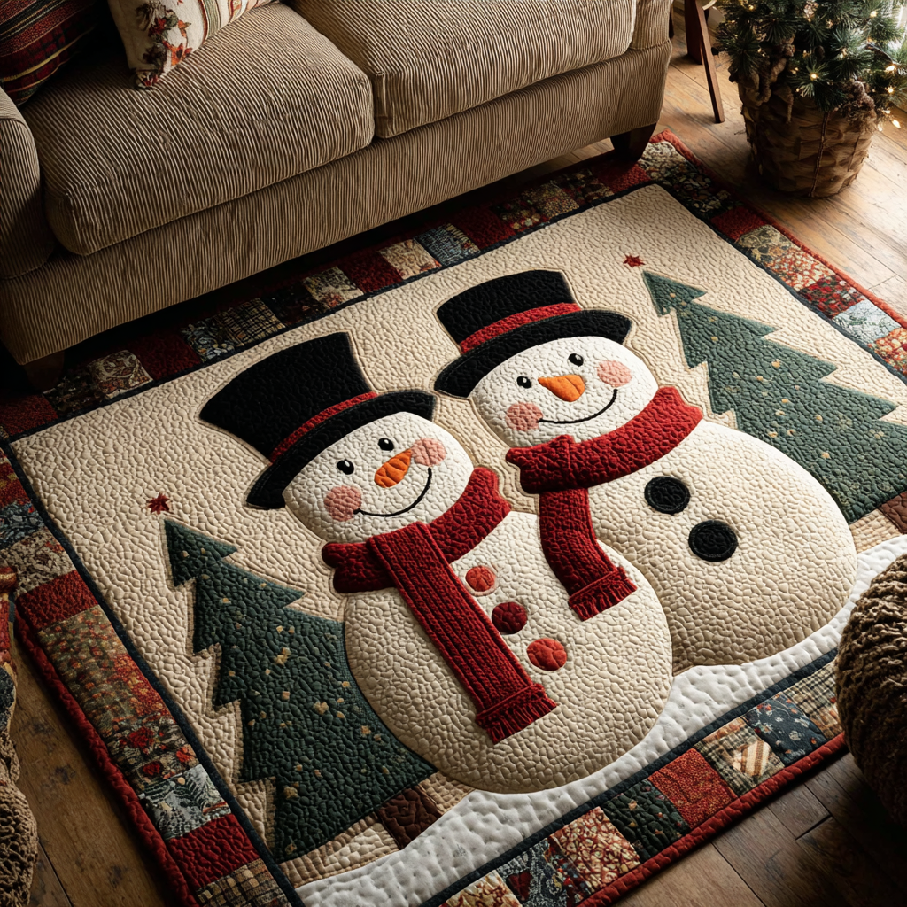 Snowman Joy Area Rug NCU0DK10446
