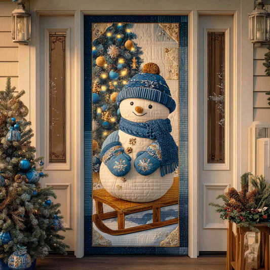 Snowman Snow Globe Dream Quilted Door Cover NCU0TD1511