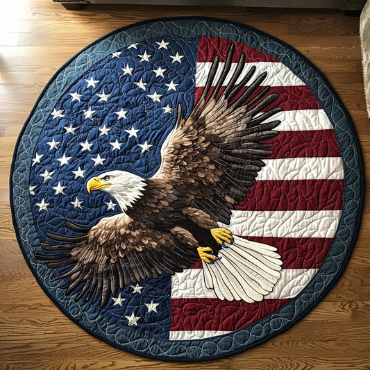Soar Boldly Quilted Round Mat NCU0DV6726