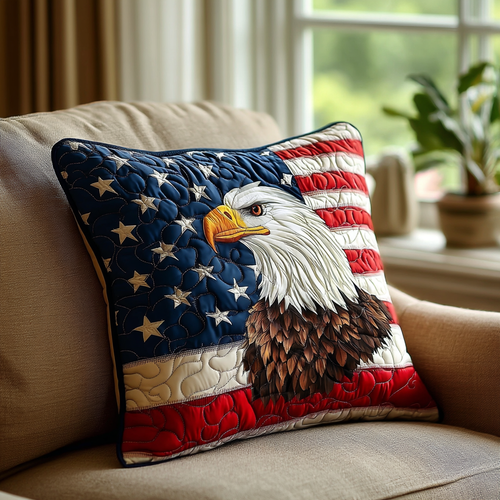Soaring Eagle Quilted Pillow Case NCU0DK9023