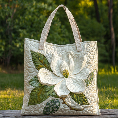 Soft Magnolia Quilted Tote Bag NCU0PT7963