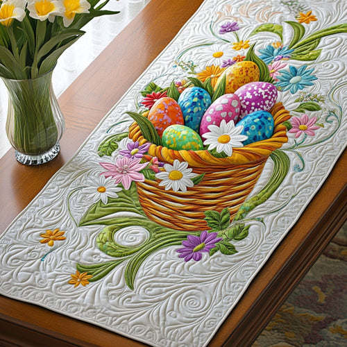 Soft Pastel Dreams Quilted Table Runner NCU0PT4861